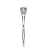 Złoty pierścionek 585 z diamentem białe złoto SBPZ_028